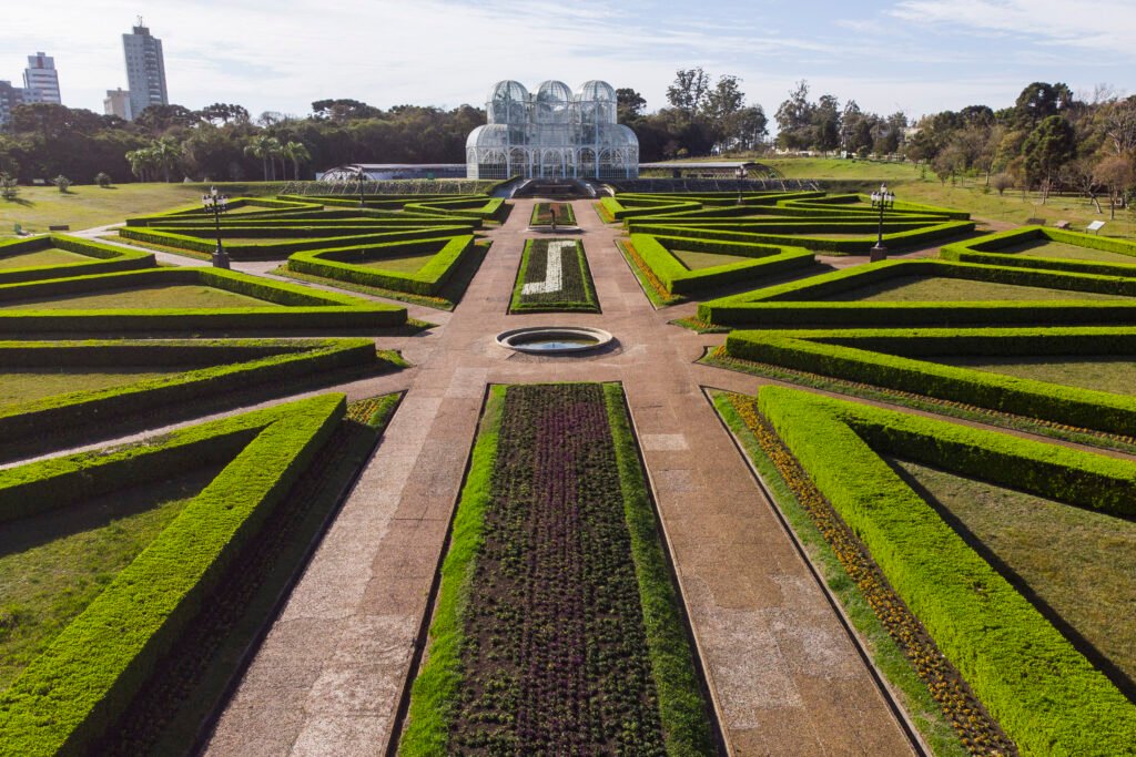 Jardim Botânico de Curitiba, no Paraná.