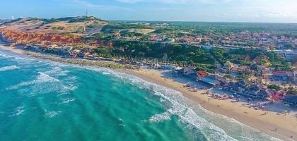 Vista aérea de Morro Branco